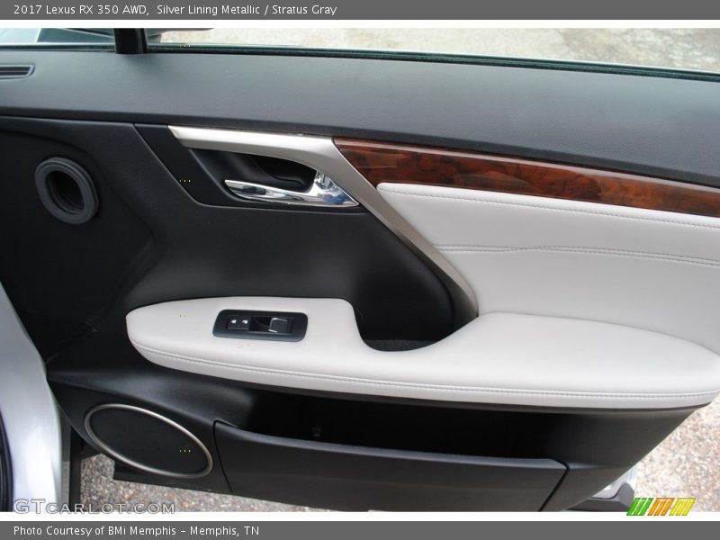 Silver Lining Metallic / Stratus Gray 2017 Lexus RX 350 AWD