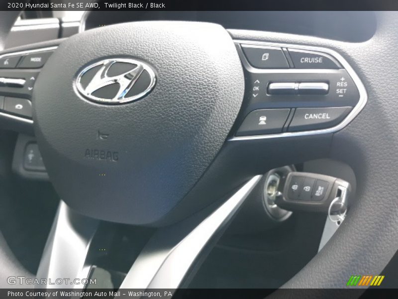 Twilight Black / Black 2020 Hyundai Santa Fe SE AWD