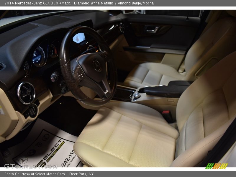 Diamond White Metallic / Almond Beige/Mocha 2014 Mercedes-Benz GLK 350 4Matic