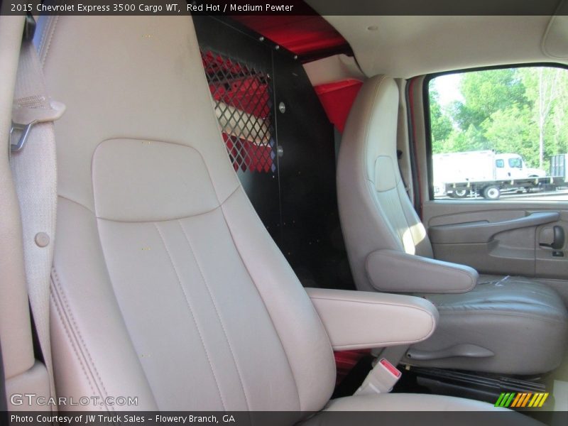 Red Hot / Medium Pewter 2015 Chevrolet Express 3500 Cargo WT