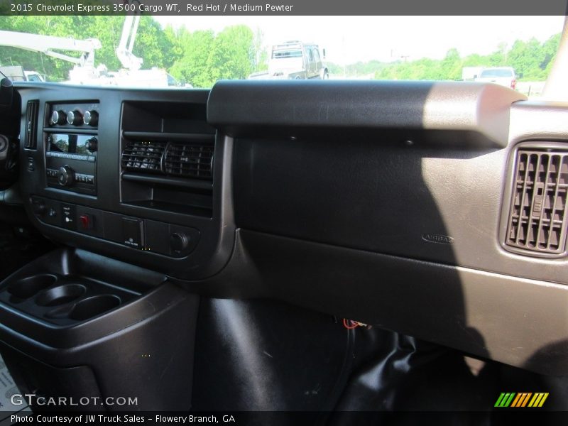 Red Hot / Medium Pewter 2015 Chevrolet Express 3500 Cargo WT