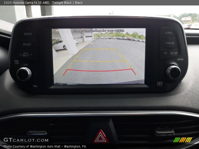 Twilight Black / Black 2020 Hyundai Santa Fe SE AWD
