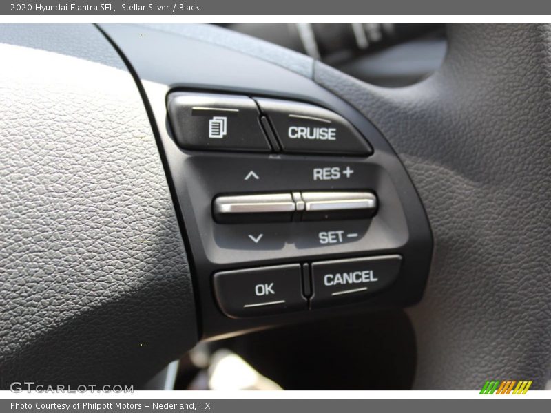 Stellar Silver / Black 2020 Hyundai Elantra SEL