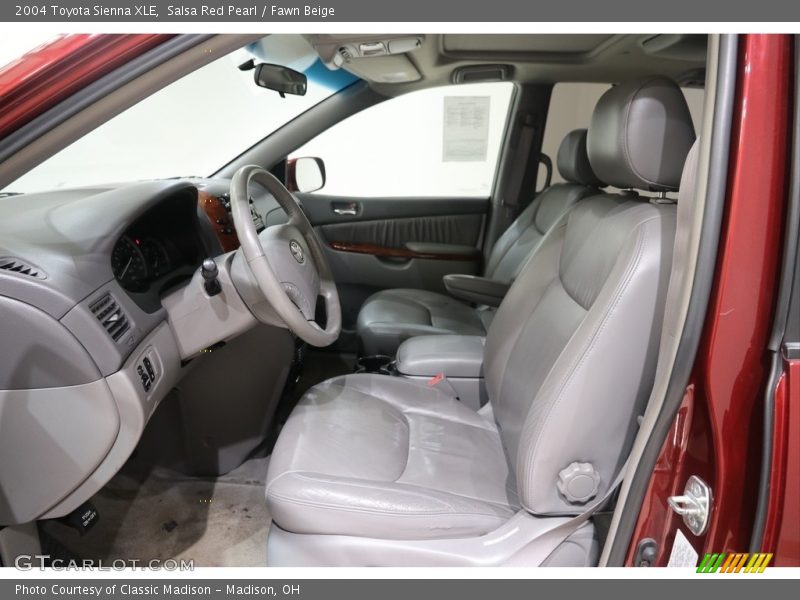 Salsa Red Pearl / Fawn Beige 2004 Toyota Sienna XLE