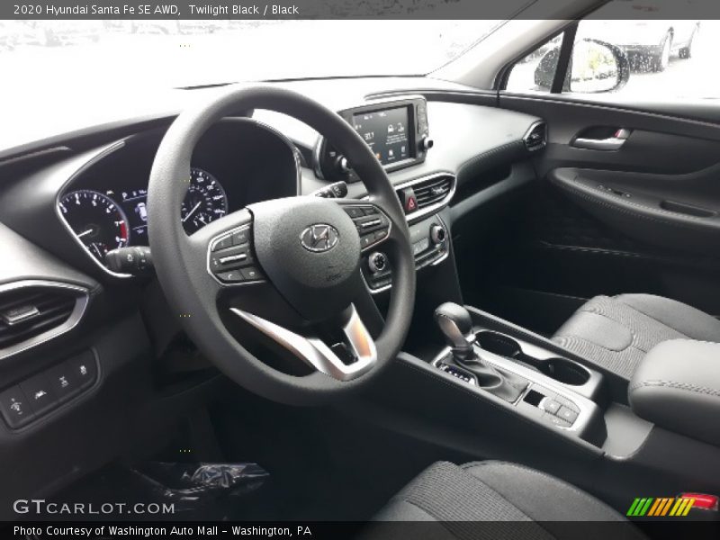 Twilight Black / Black 2020 Hyundai Santa Fe SE AWD