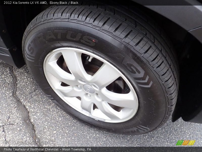 Ebony Black / Black 2012 Kia Sorento LX V6 AWD