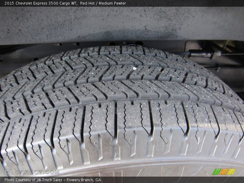 Red Hot / Medium Pewter 2015 Chevrolet Express 3500 Cargo WT