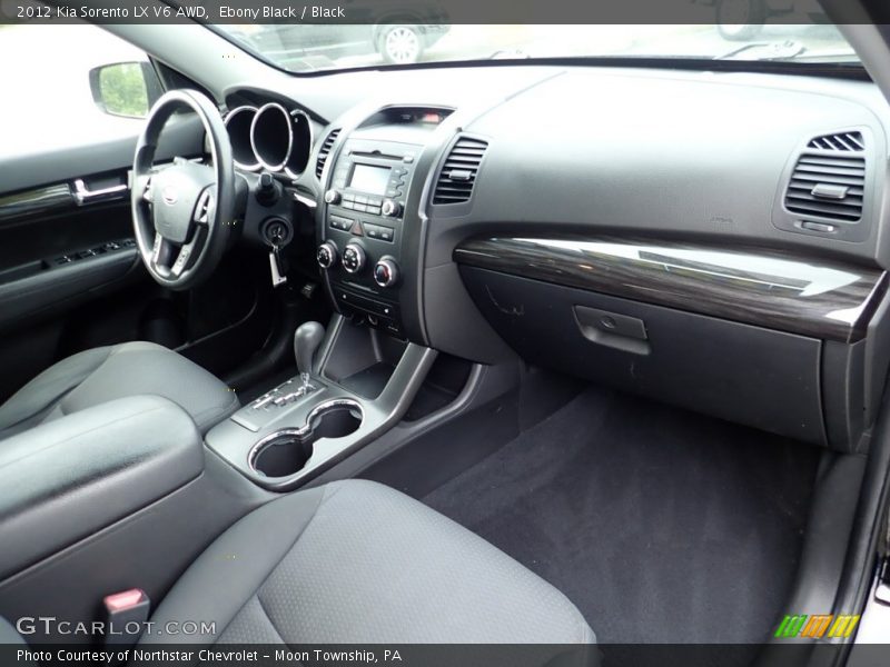 Ebony Black / Black 2012 Kia Sorento LX V6 AWD