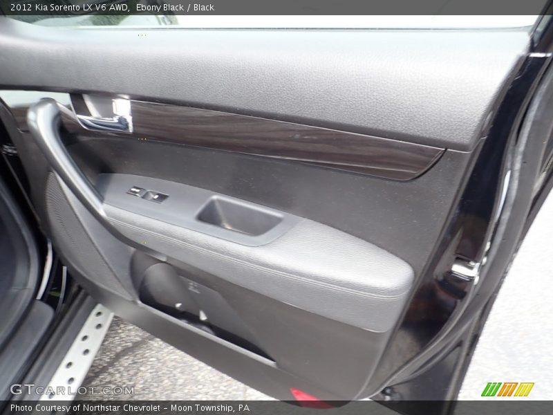 Ebony Black / Black 2012 Kia Sorento LX V6 AWD