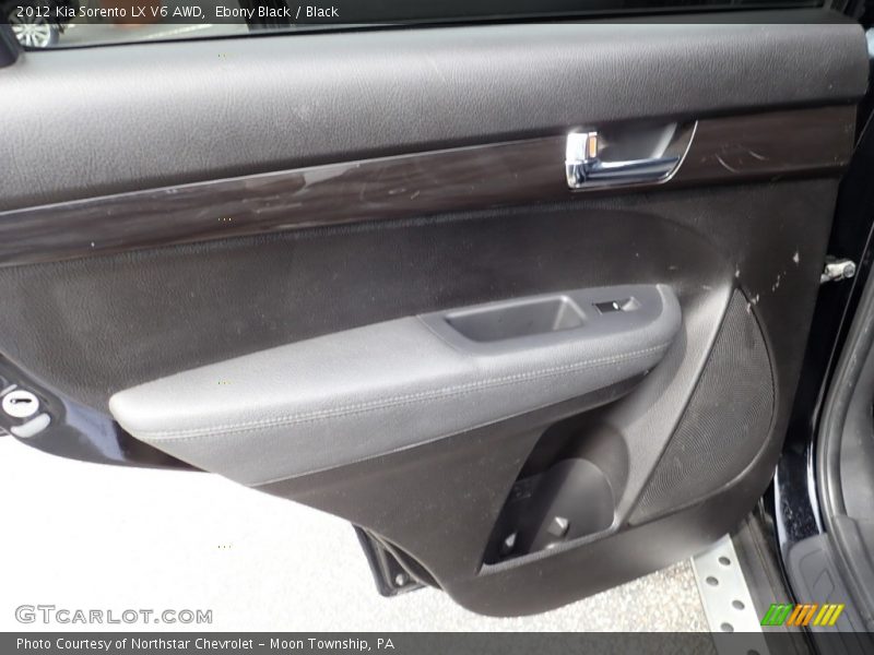 Ebony Black / Black 2012 Kia Sorento LX V6 AWD