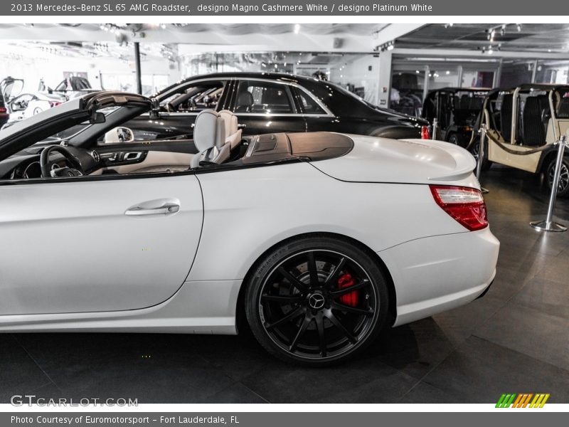 designo Magno Cashmere White / designo Platinum White 2013 Mercedes-Benz SL 65 AMG Roadster