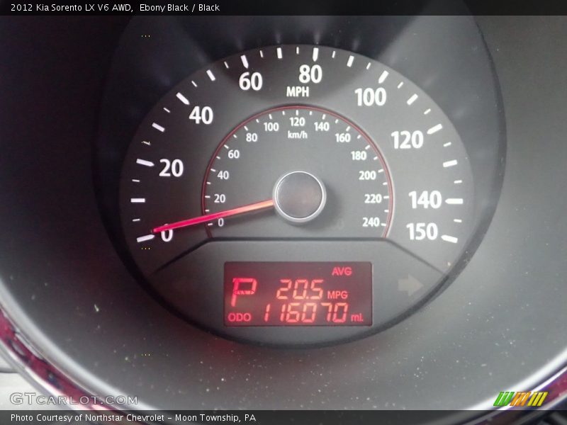 Ebony Black / Black 2012 Kia Sorento LX V6 AWD