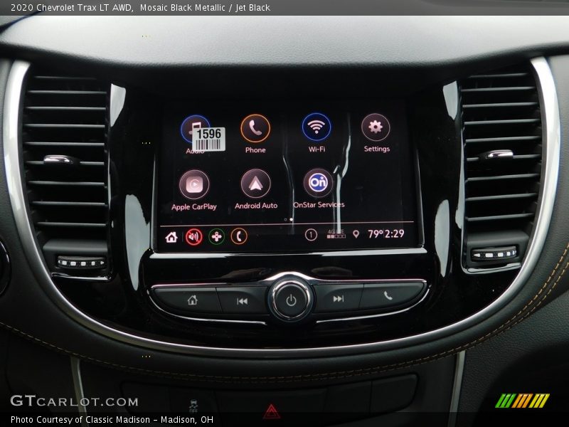 Mosaic Black Metallic / Jet Black 2020 Chevrolet Trax LT AWD