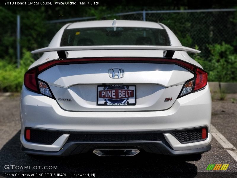 White Orchid Pearl / Black 2018 Honda Civic Si Coupe