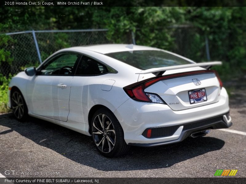 White Orchid Pearl / Black 2018 Honda Civic Si Coupe