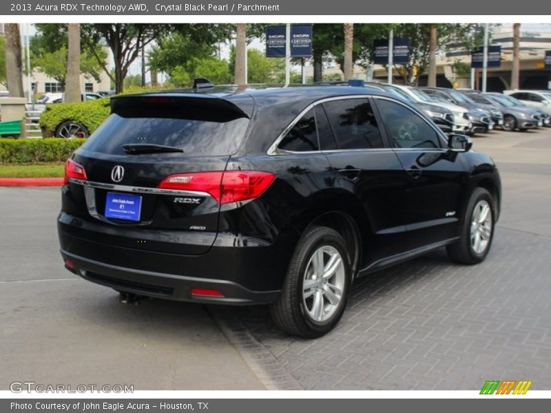 Crystal Black Pearl / Parchment 2013 Acura RDX Technology AWD