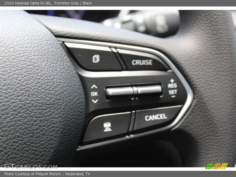 Portofino Gray / Black 2020 Hyundai Santa Fe SEL