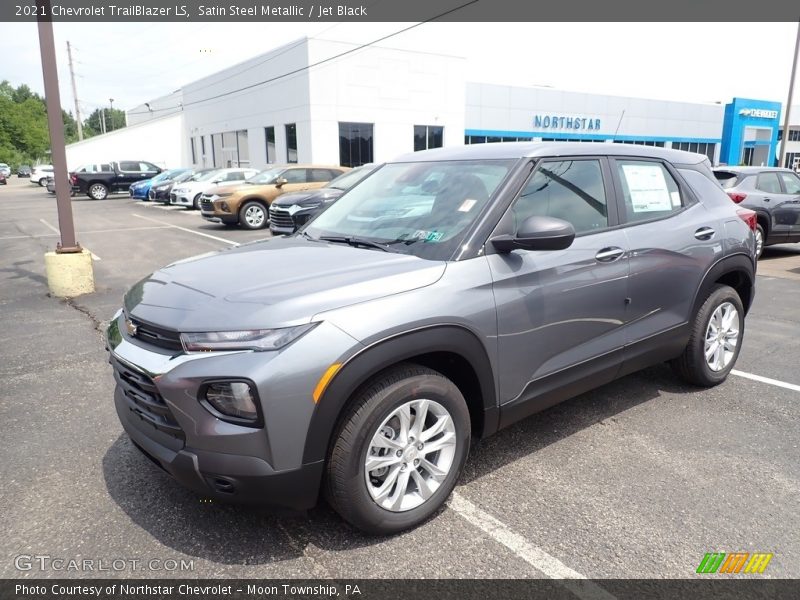 Satin Steel Metallic / Jet Black 2021 Chevrolet TrailBlazer LS