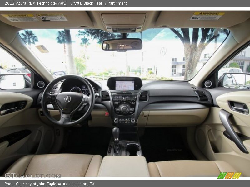 Crystal Black Pearl / Parchment 2013 Acura RDX Technology AWD