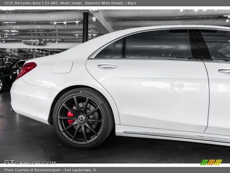 Diamond White Metallic / Black 2015 Mercedes-Benz S 63 AMG 4Matic Sedan
