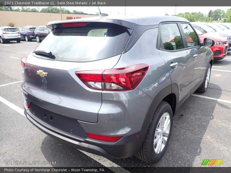 Satin Steel Metallic / Jet Black 2021 Chevrolet TrailBlazer LS