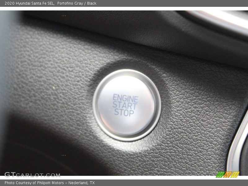 Portofino Gray / Black 2020 Hyundai Santa Fe SEL