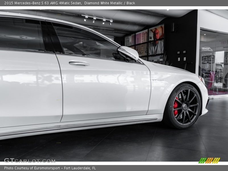 Diamond White Metallic / Black 2015 Mercedes-Benz S 63 AMG 4Matic Sedan