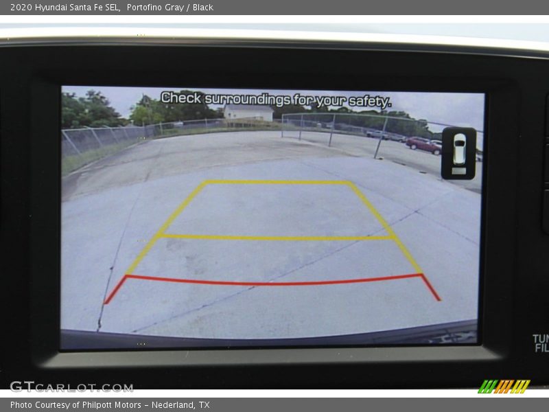 Portofino Gray / Black 2020 Hyundai Santa Fe SEL