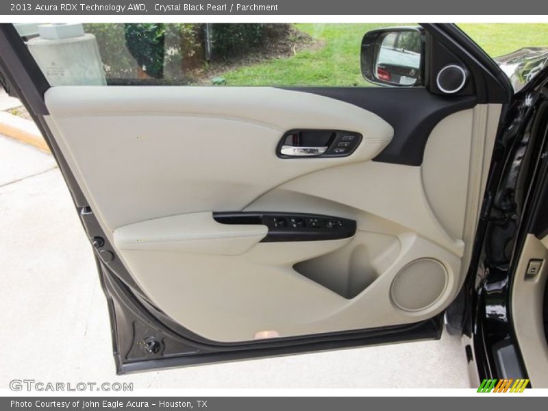 Crystal Black Pearl / Parchment 2013 Acura RDX Technology AWD
