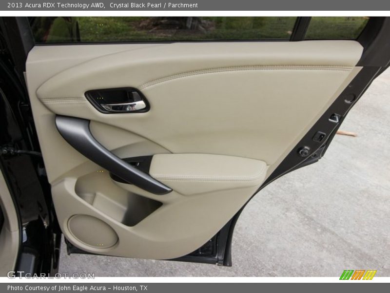 Crystal Black Pearl / Parchment 2013 Acura RDX Technology AWD