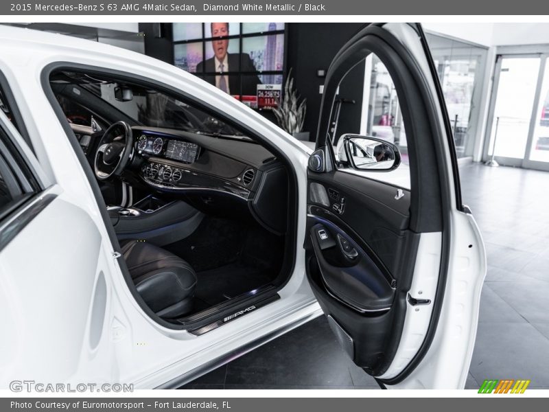 Diamond White Metallic / Black 2015 Mercedes-Benz S 63 AMG 4Matic Sedan