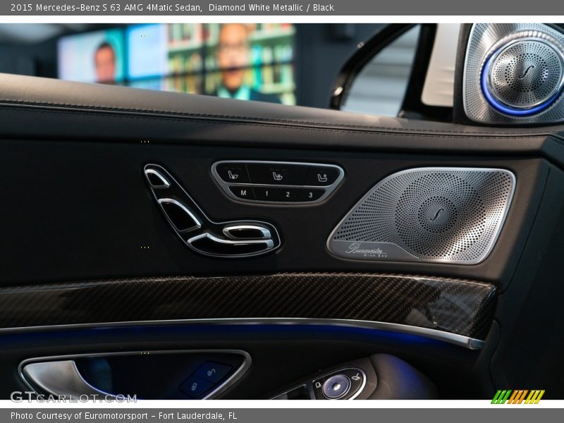 Diamond White Metallic / Black 2015 Mercedes-Benz S 63 AMG 4Matic Sedan