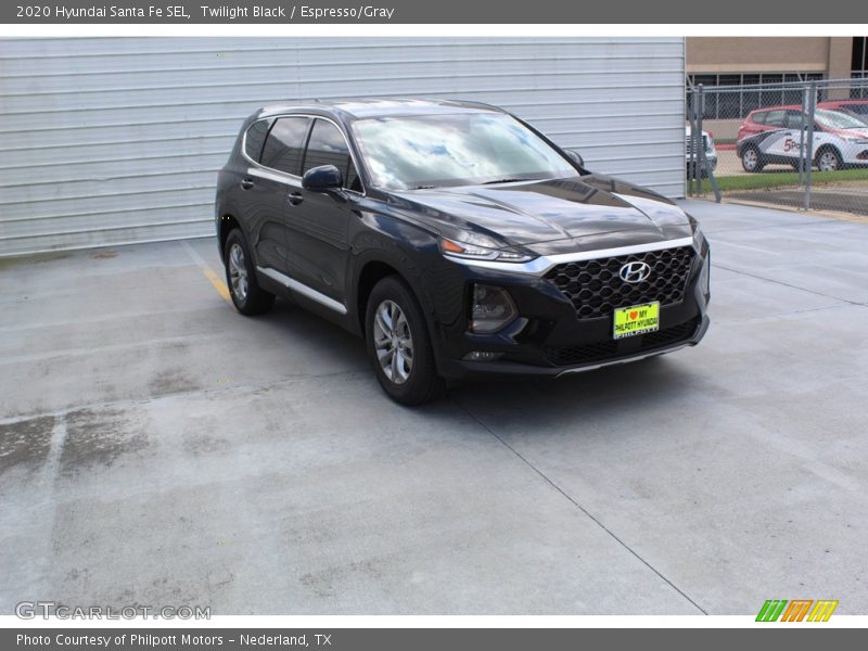 Twilight Black / Espresso/Gray 2020 Hyundai Santa Fe SEL