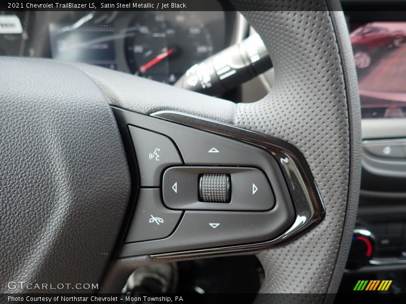 Satin Steel Metallic / Jet Black 2021 Chevrolet TrailBlazer LS