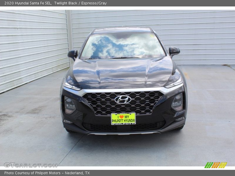 Twilight Black / Espresso/Gray 2020 Hyundai Santa Fe SEL