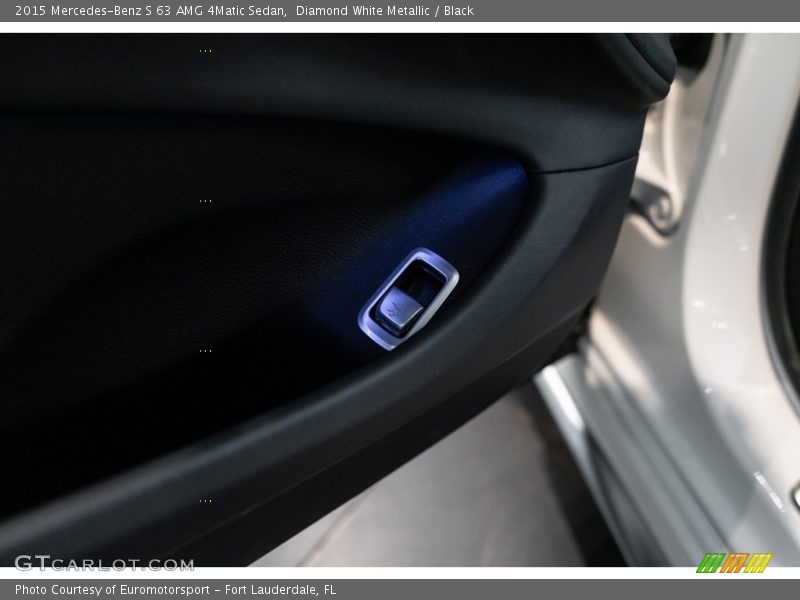 Diamond White Metallic / Black 2015 Mercedes-Benz S 63 AMG 4Matic Sedan