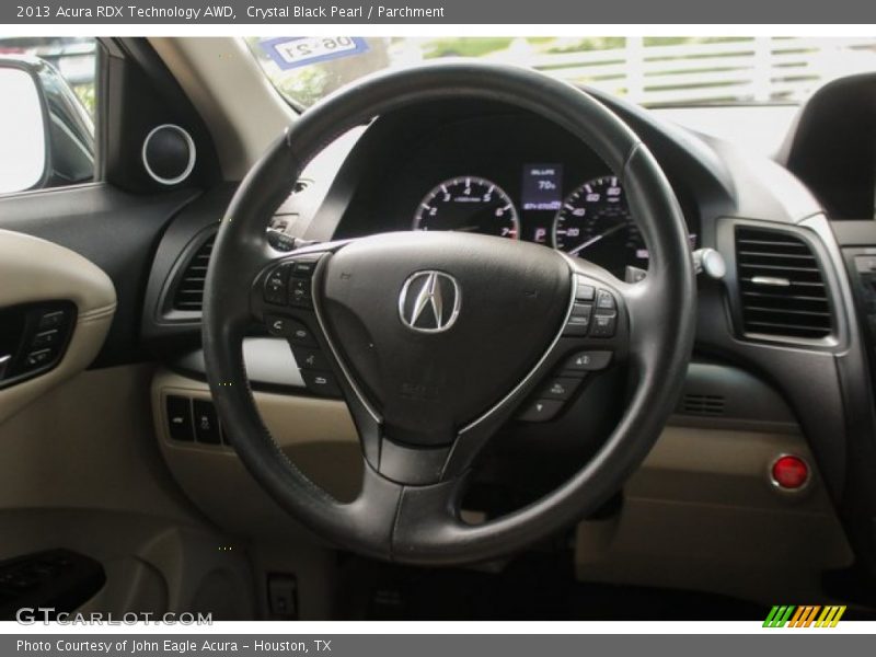 Crystal Black Pearl / Parchment 2013 Acura RDX Technology AWD