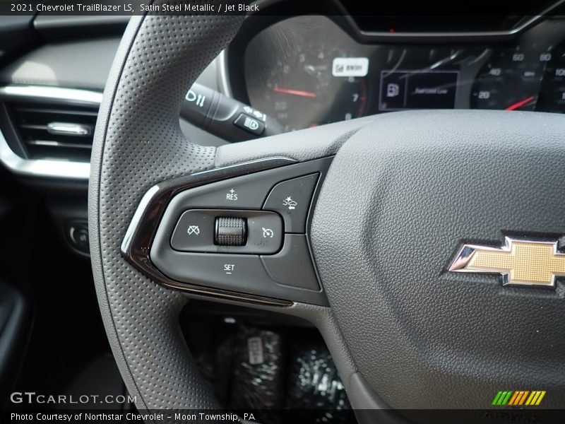 Satin Steel Metallic / Jet Black 2021 Chevrolet TrailBlazer LS