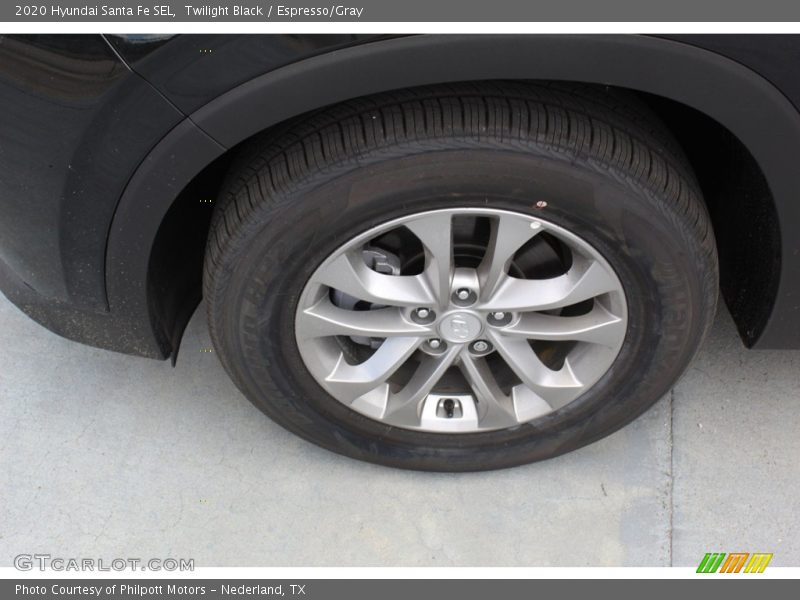 Twilight Black / Espresso/Gray 2020 Hyundai Santa Fe SEL