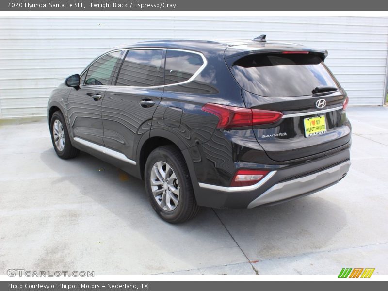 Twilight Black / Espresso/Gray 2020 Hyundai Santa Fe SEL