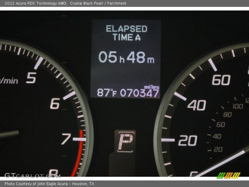 Crystal Black Pearl / Parchment 2013 Acura RDX Technology AWD