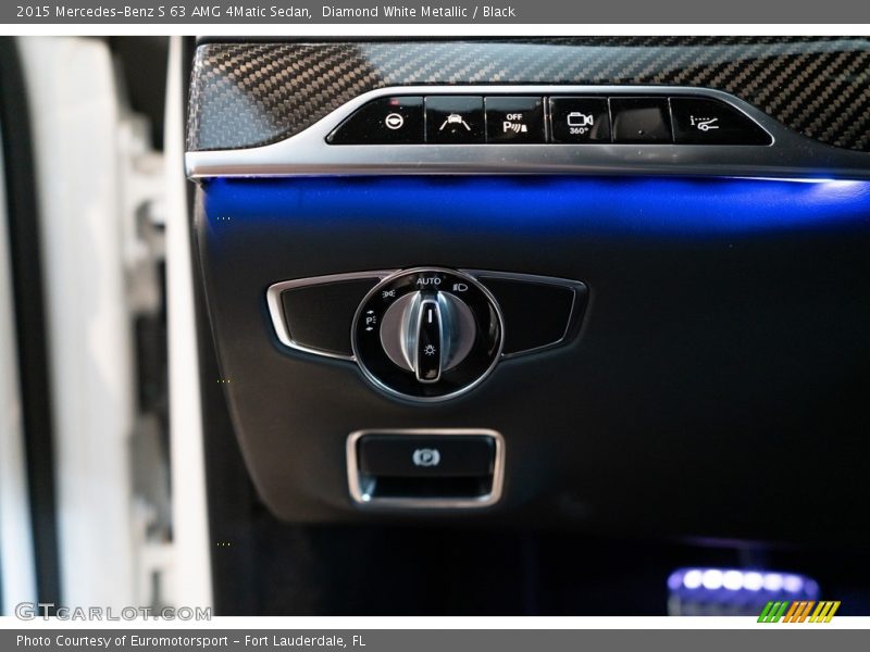 Diamond White Metallic / Black 2015 Mercedes-Benz S 63 AMG 4Matic Sedan