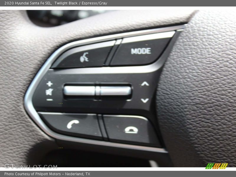 Twilight Black / Espresso/Gray 2020 Hyundai Santa Fe SEL