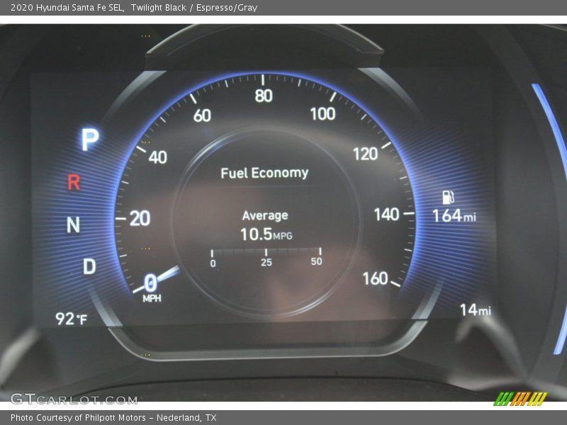 Twilight Black / Espresso/Gray 2020 Hyundai Santa Fe SEL