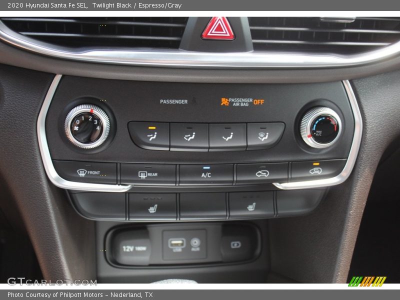 Twilight Black / Espresso/Gray 2020 Hyundai Santa Fe SEL