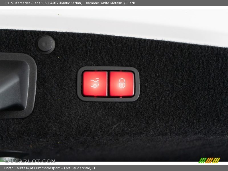 Diamond White Metallic / Black 2015 Mercedes-Benz S 63 AMG 4Matic Sedan
