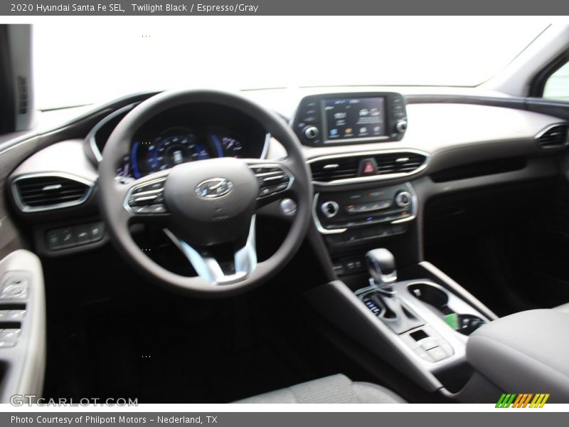 Twilight Black / Espresso/Gray 2020 Hyundai Santa Fe SEL