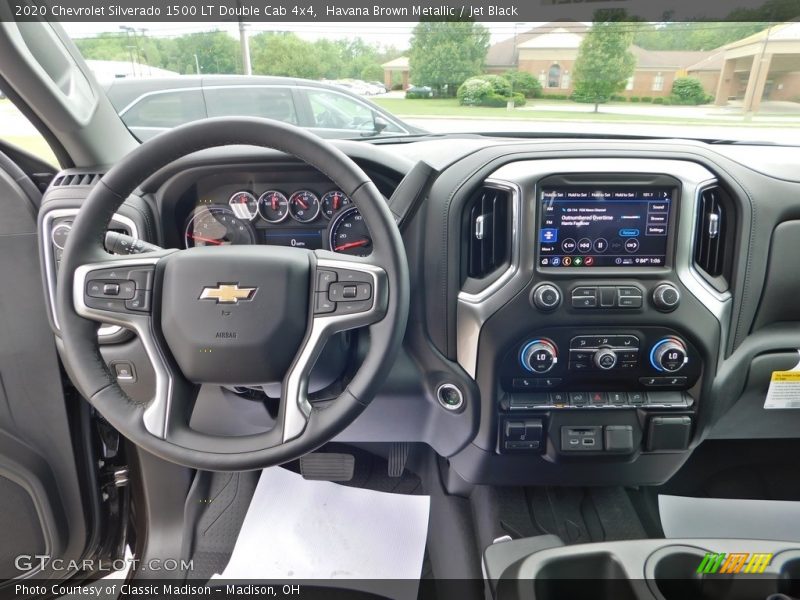 Havana Brown Metallic / Jet Black 2020 Chevrolet Silverado 1500 LT Double Cab 4x4