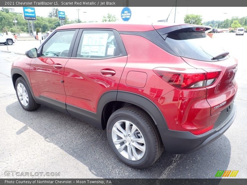 Scarlet Red Metallic / Jet Black 2021 Chevrolet TrailBlazer LS