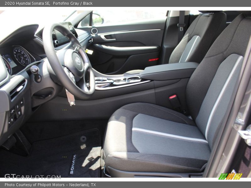 Portofino Gray / Black 2020 Hyundai Sonata SE